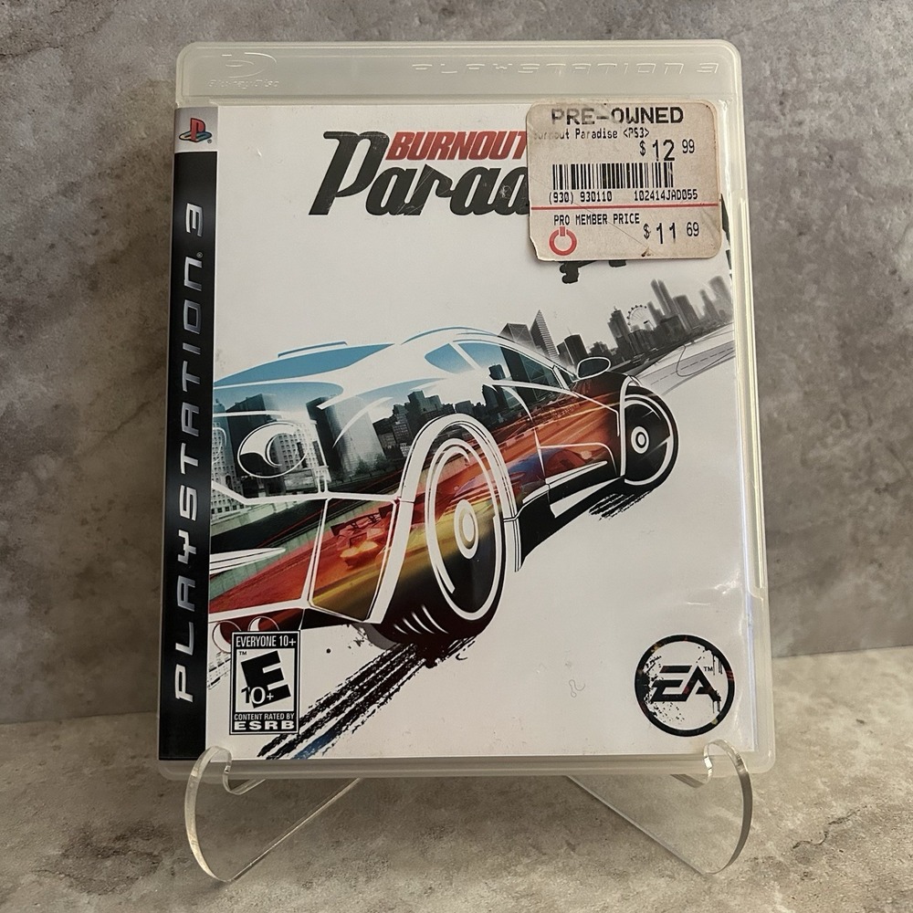 Burnout Paradise (Sony PlayStation 3, PS3) CIB, TESTED, MANUAL,  FAST SHIPPING